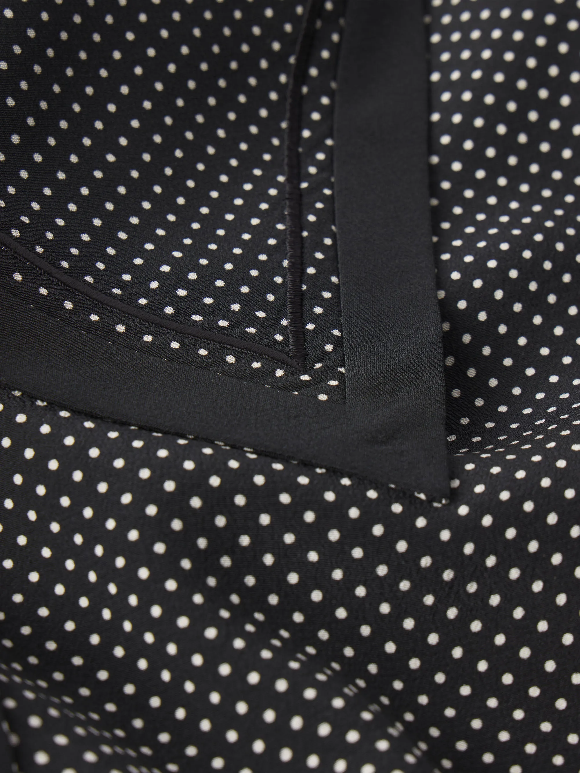 Le Chemisier Marin à Pois -- Noir Multicolore