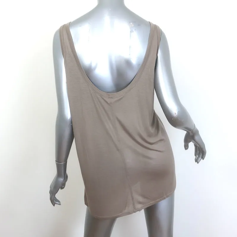 Le débardeur The Row Thomaston à encolure ronde en jersey beige taille large