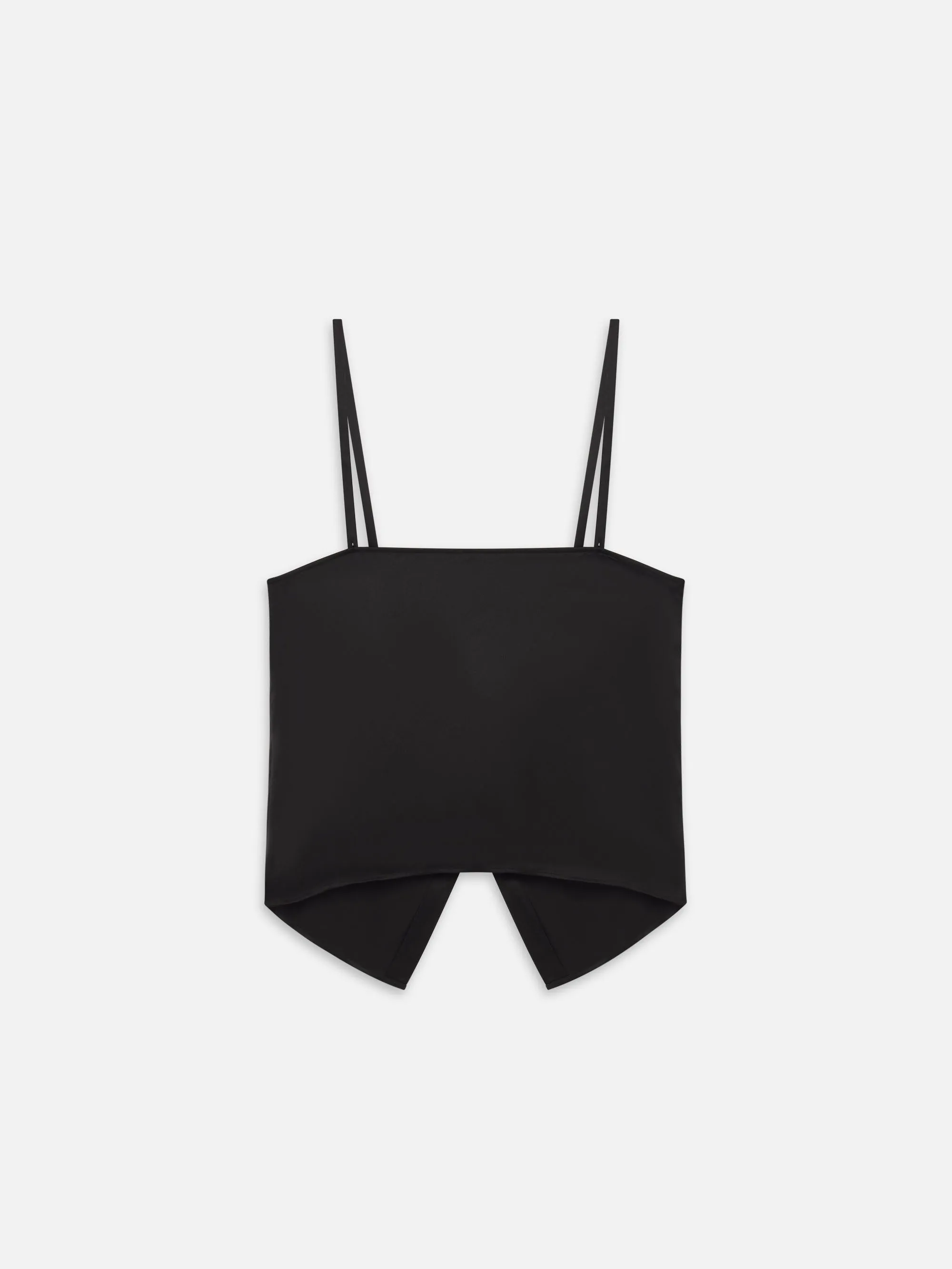 Le Cami à boutons soyeux -- Noir