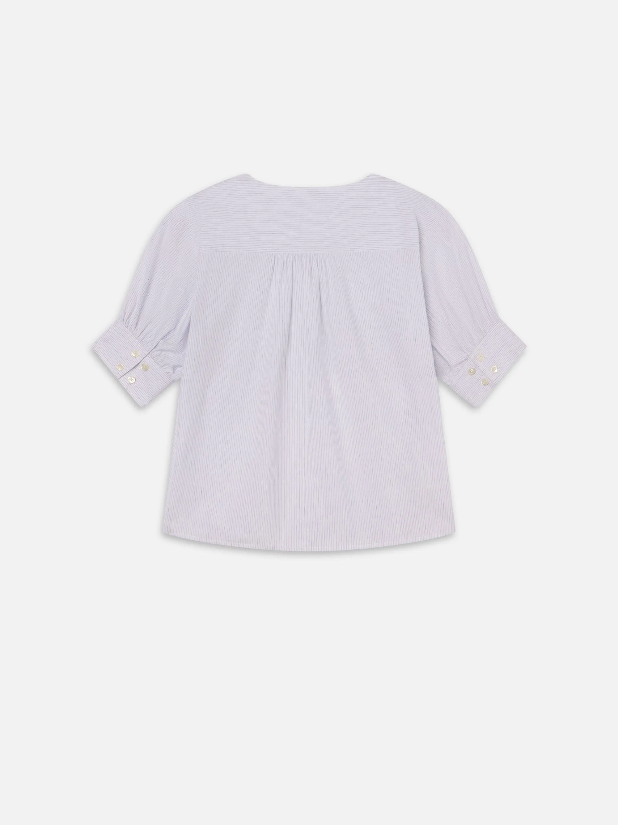 Le Pull V-Neck -- Bleu Acier Multicolore