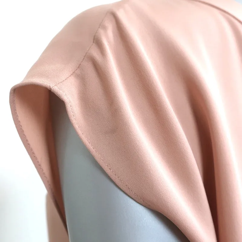 Blouse Theory Orwin Rose Pâle en Georgette de Soie Taille Petite Manches Courtes Haut NEUF