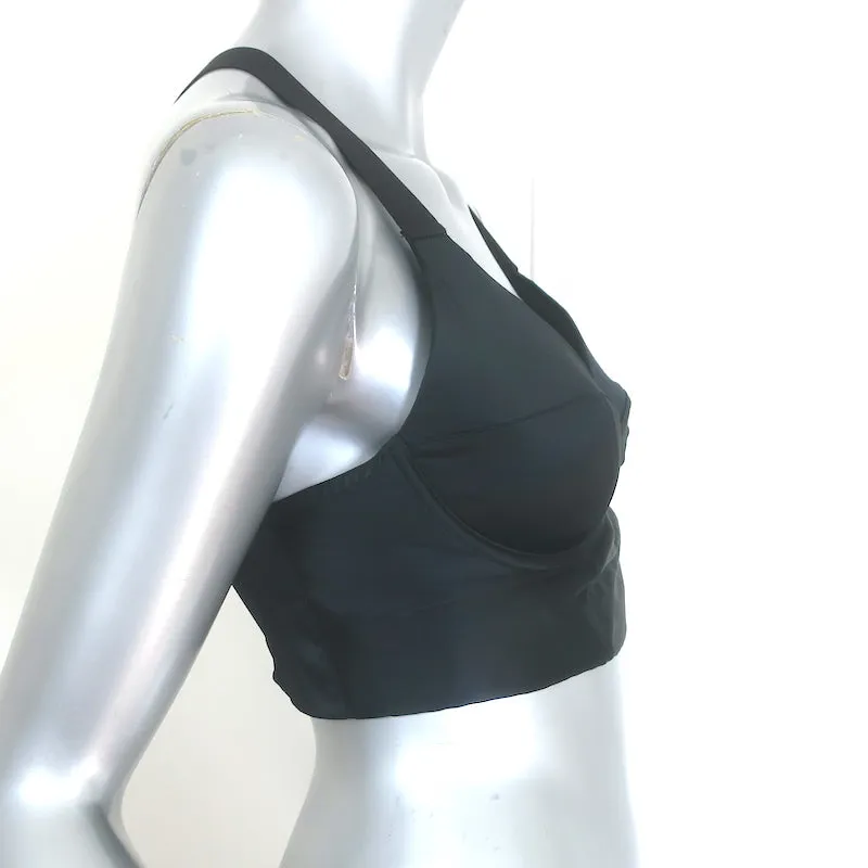 Theyskens' Theory Haut de Soutien-Gorge en Satin Lita Noir Taille 34 NEUF