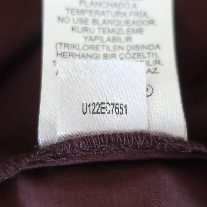 Chemise de camp Tibi en popeline de coton marron Taille moyenne Manches courtes