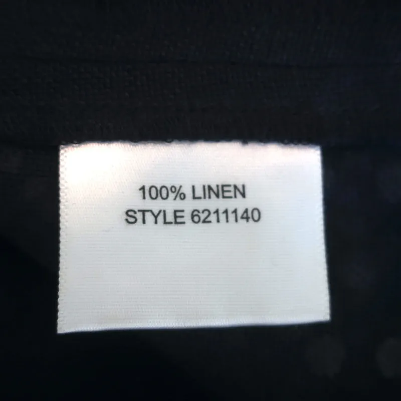 Tory Burch Haut à embellissements cristaux Taille 4 Blouse sans manches en lin marine