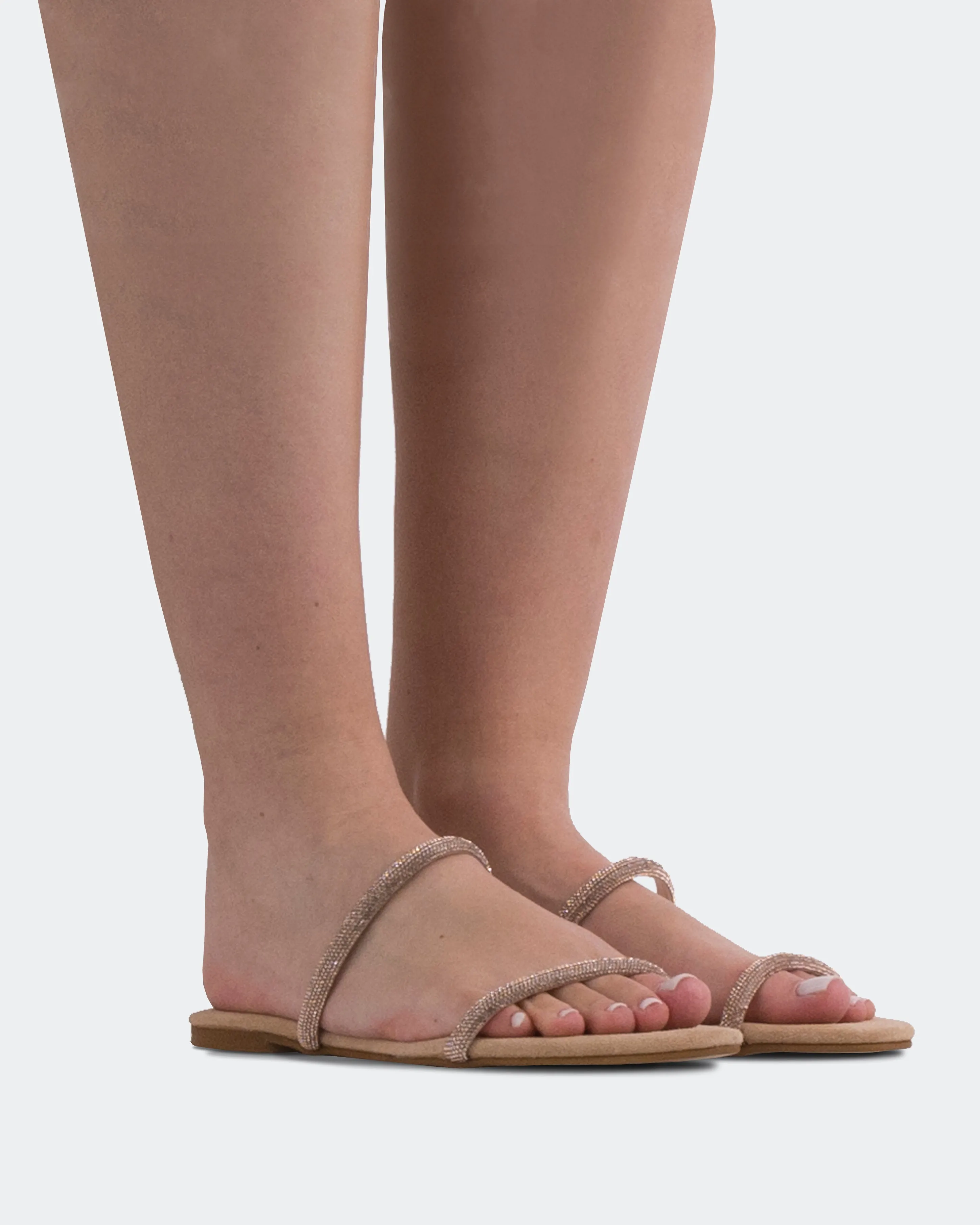 Twiggy en daim rose