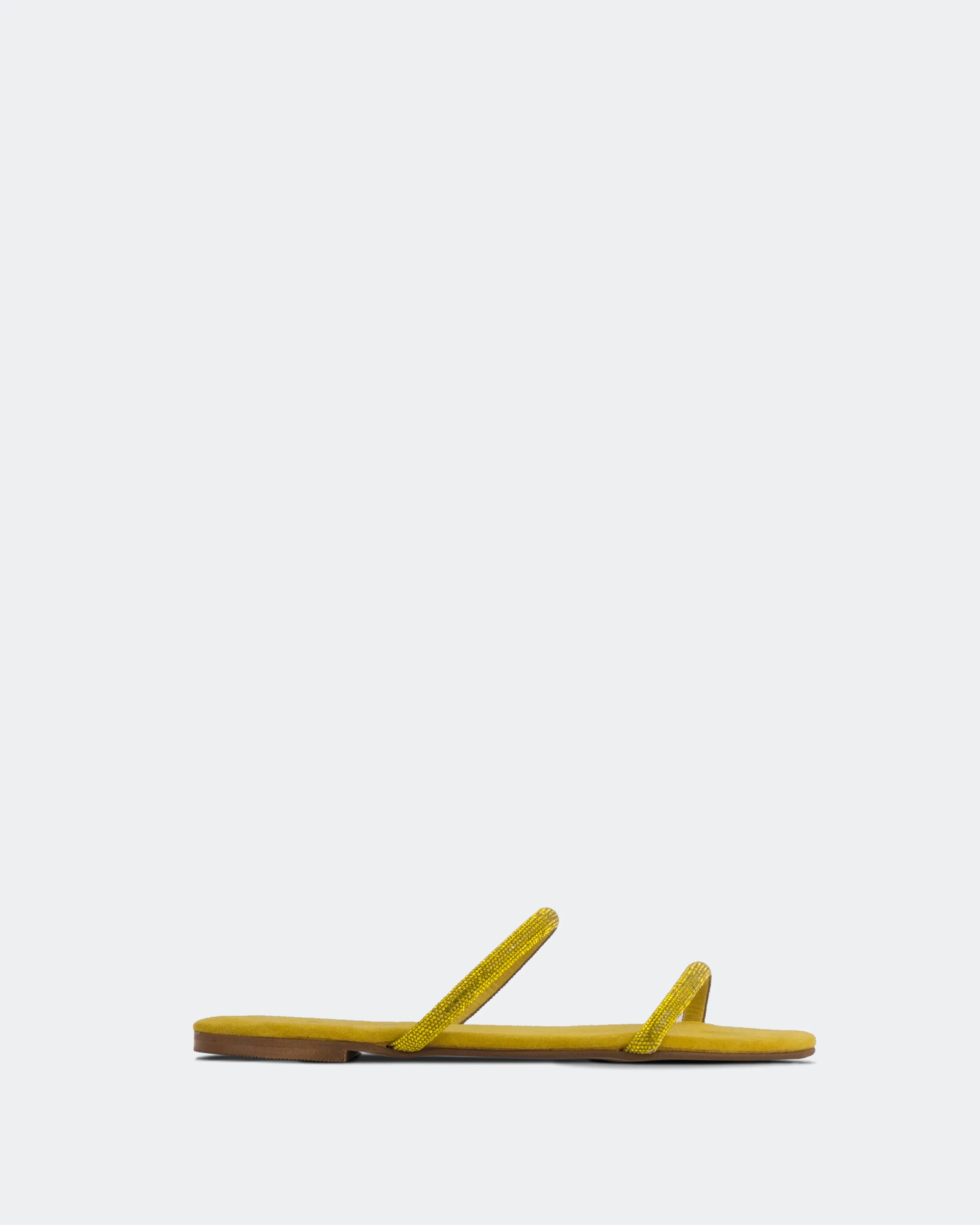 Twiggy en daim jaune
