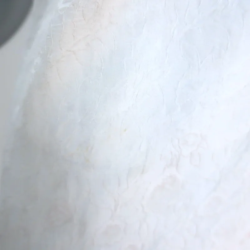 Veronica Beard Ciarlo Haut sans manches à garniture en dentelle Crème Soie Jacquard Taille 4