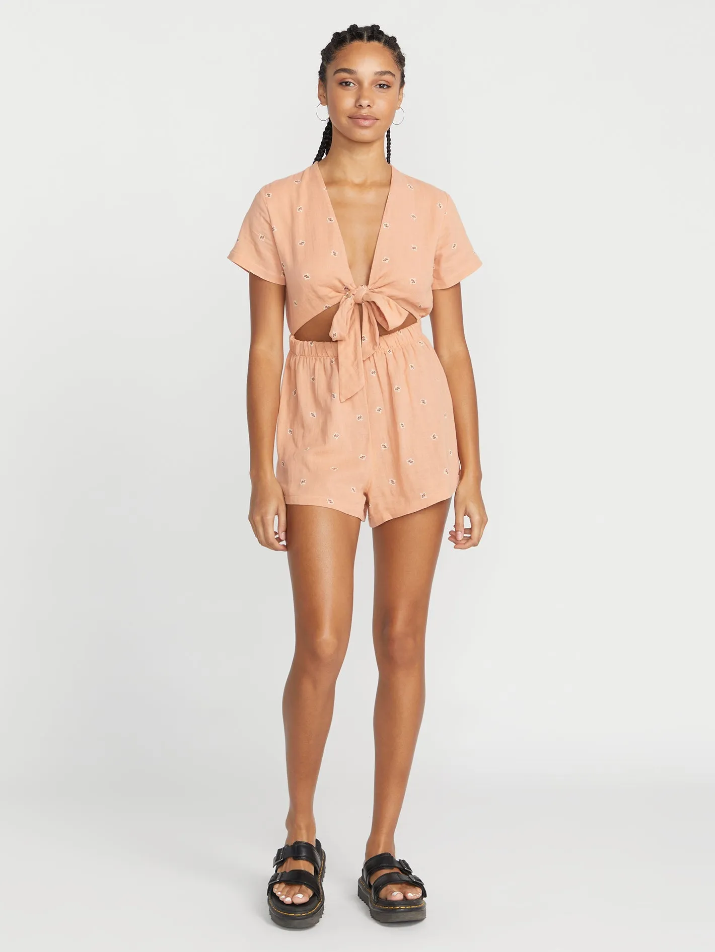 Volcom With The Band Combinaison Femme Argile Volcom