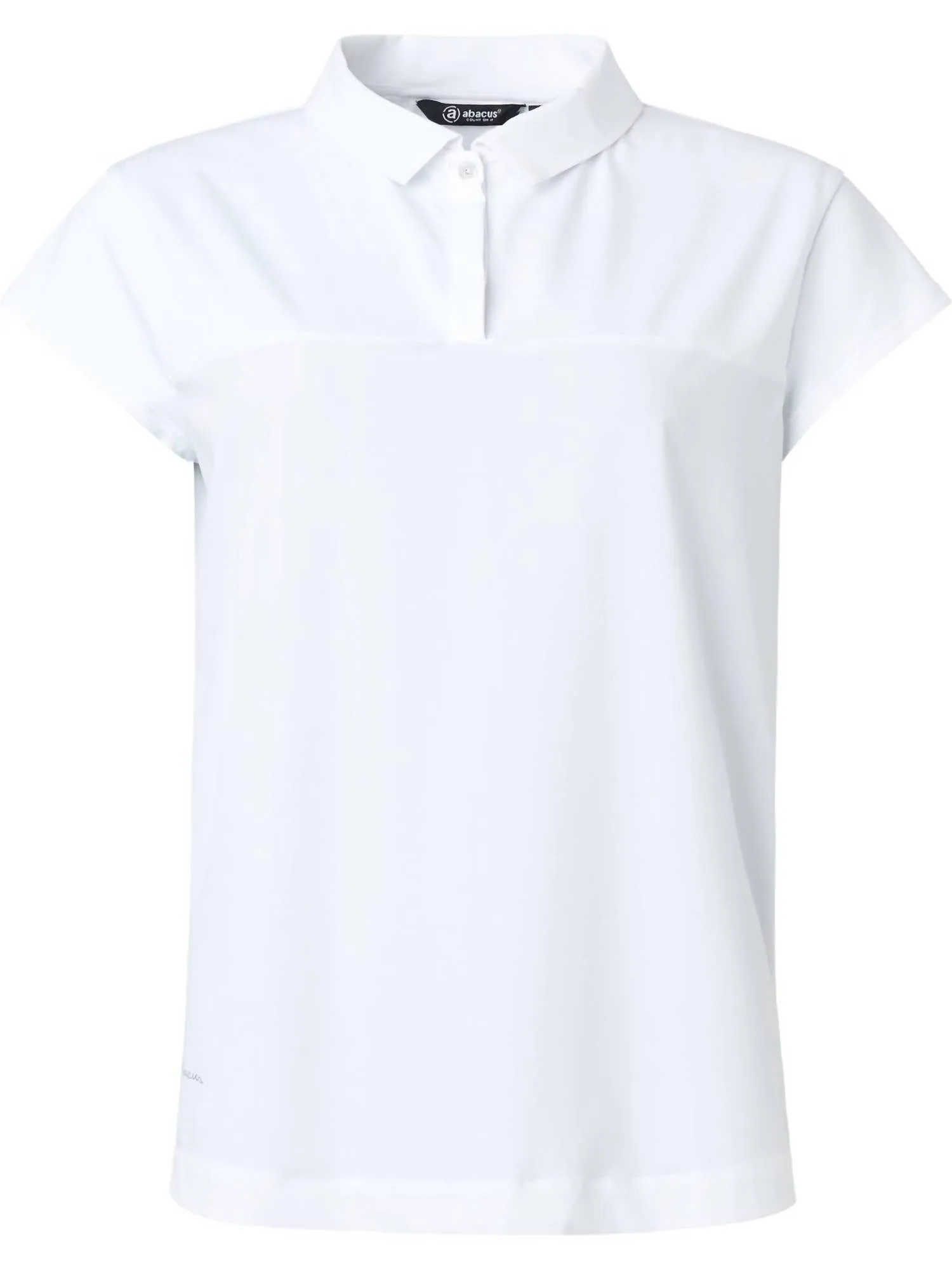 Polo Femme Becky Manches Longues Loosefit Blanc
