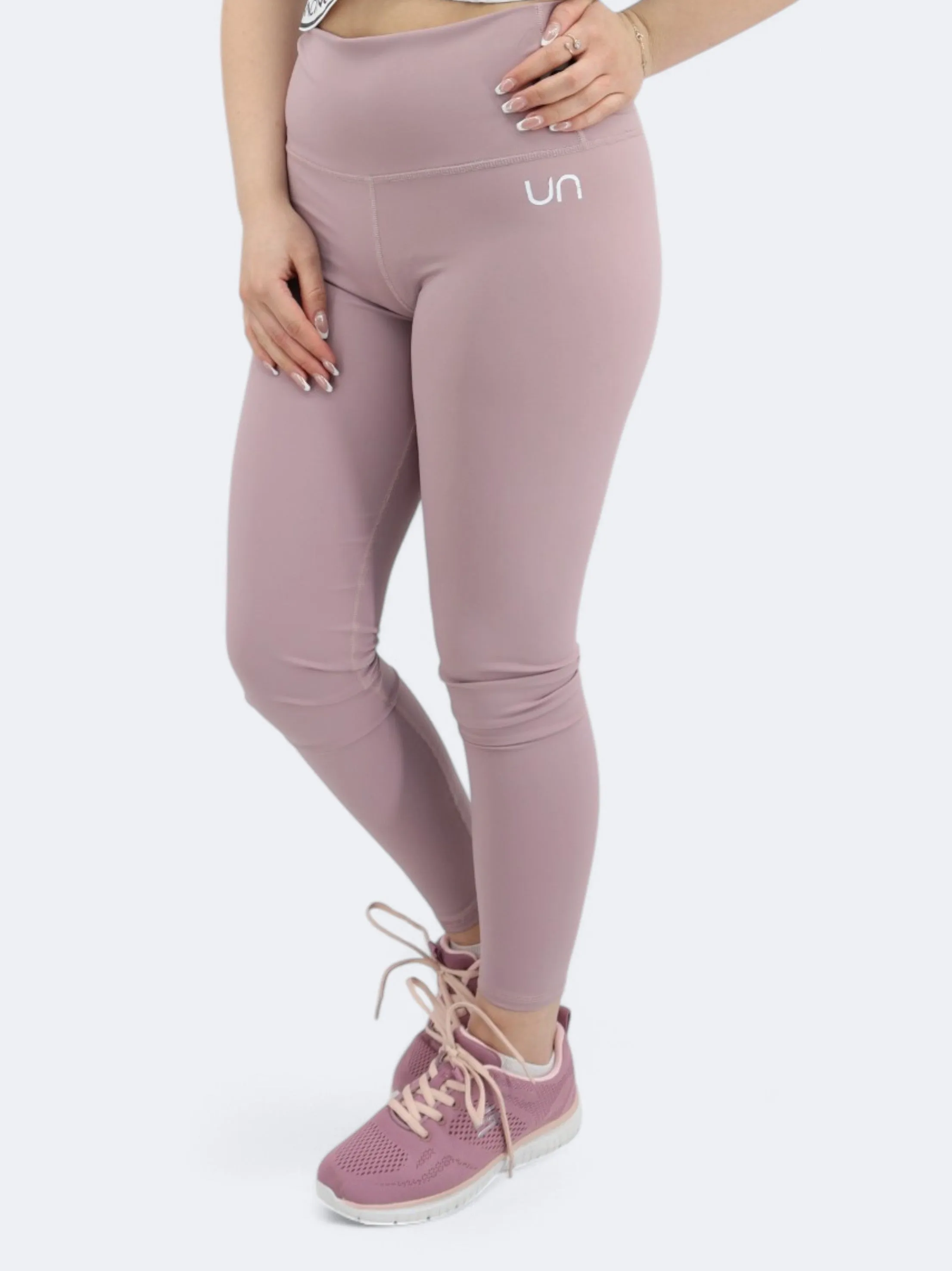 Leggings pour Femmes avec Logo de Marque Imprimé, Lilas
