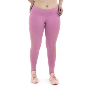 Women's Mesh Side Legging,Pink