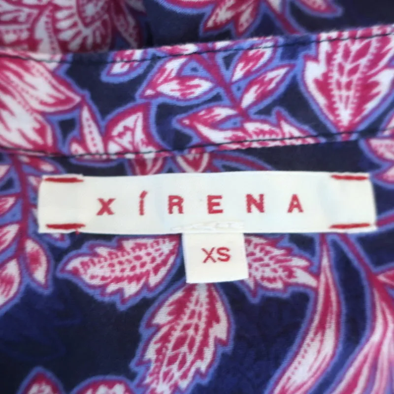 Chemise boutonnée Xirena Jesse Imprimé floral violet Taille Très petite Manches longues