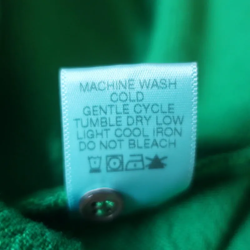 Xirena Presley Chemise Vert Crêpe Taille Petite Haut à Manches Longues