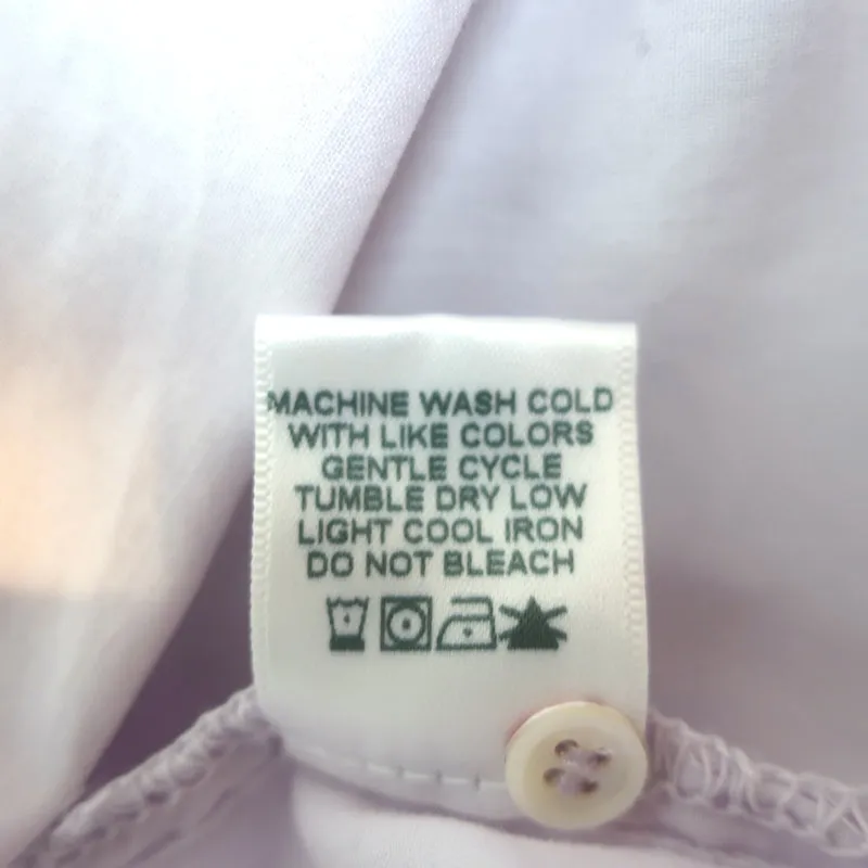 Xirena Chemise à col volant boutonnée Lavande Taille Moyenne Manches longues