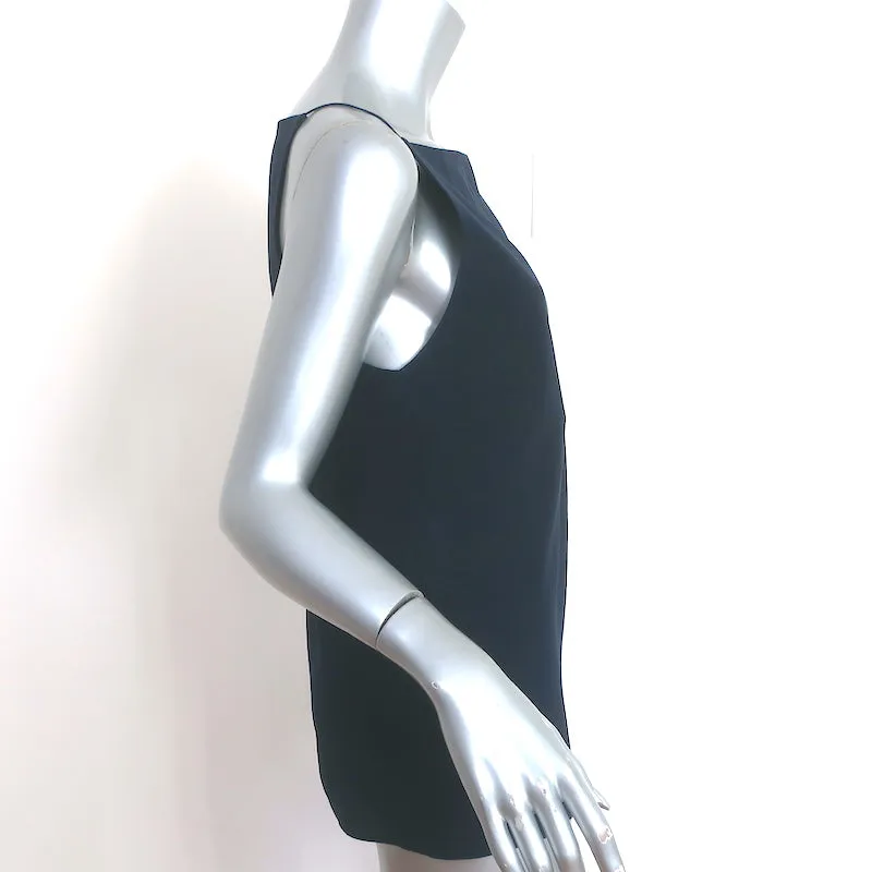 Zimmermann Débardeur Marine Soie Taille 0 Carré Sans Manches Blouse